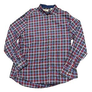 2 for $25 Men's Multicolor Plaid dress Shirt size  XXL
